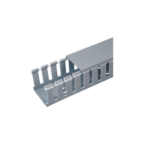Panduit 1.5" SLOTTED DUCT LT GRAY, HEIGHT 3" ROHS, G1.5X3LG6